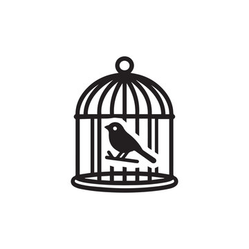 Bird in the cage 