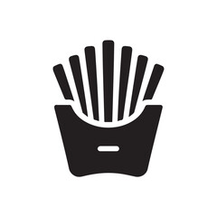 french fries vector illustration