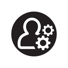 User account setting icon 