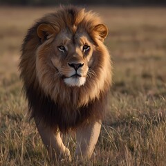 male lion in the wild high quality photo HD 