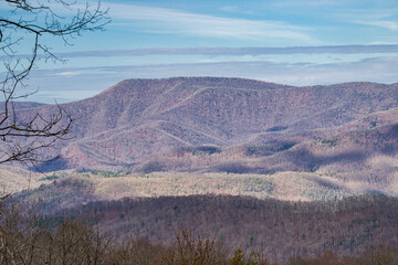 mountain view from porch