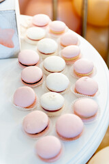 Group of a cupkakes on table