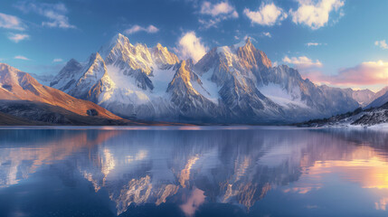 lake in the mountains