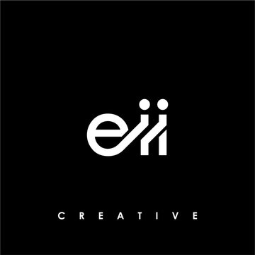 EII Letter Initial Logo Design Template Vector Illustration