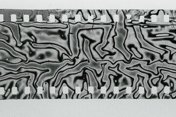 Vintage picture Blur Abstract of the image light effect for film.Designed film texture...