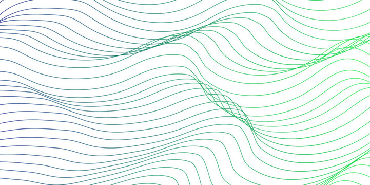 Abstract colorful wave line transparent background modern stream wave background and wave curve lines background. Vector business Illustration pattern of lines in transparent background