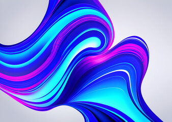 Bright poster, fashionable restro style, wavy multi-colored, beautiful wide format, 60s, 70s, 80s, colorful watercolor background for poster or brochure cover design, Generative AI