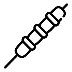 skewer outline icon