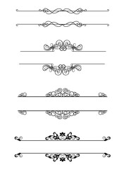 Flourishes, Ornaments and Frames Vector