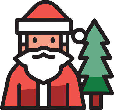 santa claus a classic representation of jolly old st nick in his red suit and white beard rich in