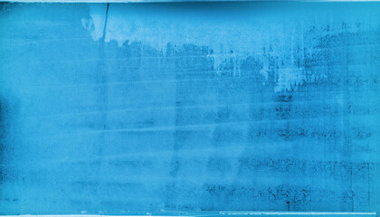 Photocopy texture background, close up detail of grunge blue color