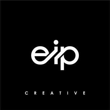 EIP Letter Initial Logo Design Template Vector Illustration