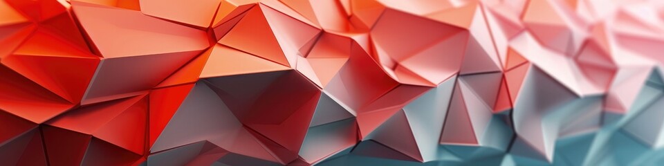 Bold and dynamic triangular formations on a smooth, solid background, offering a striking visual feast. Abundant copy space invites imaginative overlays or text additions.