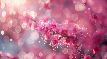 flowers wallpaper, pink and red wallpaper, sweet and lovely wallpaper, pink bokeh, pink flowers