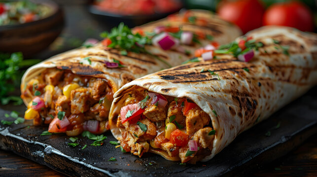 a mouthwatering shawarma