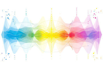 diagram of the electromagnetic spectrum, showcasing the different wavelengths of light from radio waves to gamma rays on a neutral white background. - obrazy, fototapety, plakaty