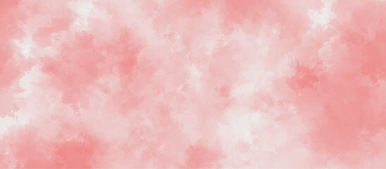 Abstract pink watercolor background .hand painted vector illustration .gradient pink texture background .Soft pink grunge background frame.