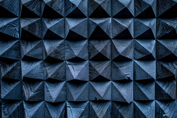 Soundproof acoustic foam panel pattern
