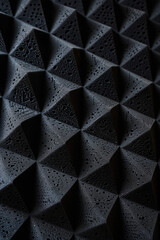 Soundproof acoustic foam panel pattern