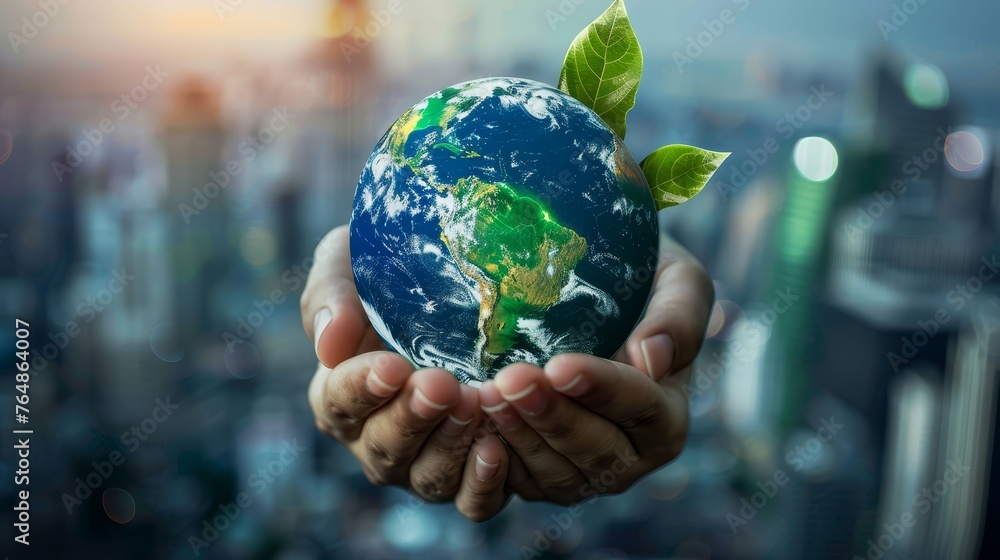 Poster goals for sustainable development based on environmental technology. sdgs...