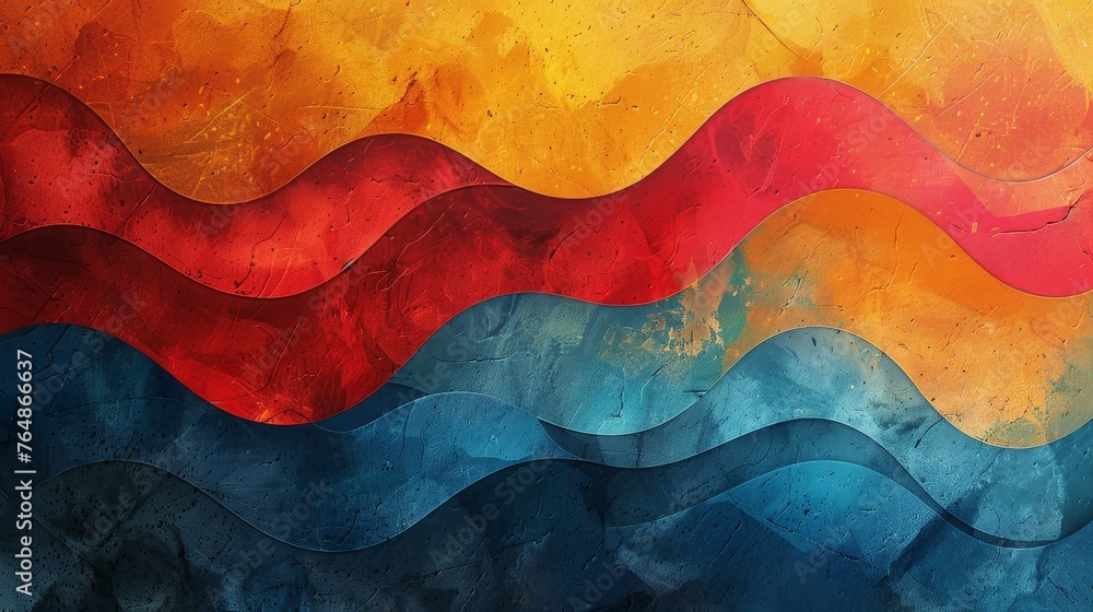 Poster graphic resources: a collection of colorful abstract patterns and texture