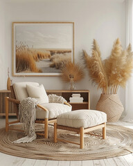  light grey macrame hanging on the wall