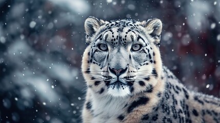 leopard on the rock