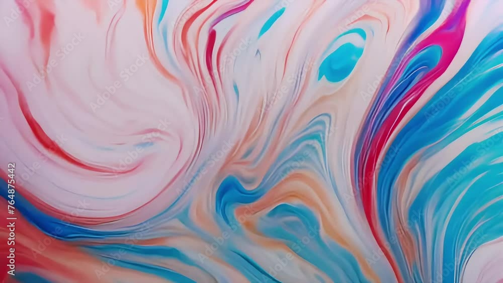 Poster abstract background multi-colored fluid texture.