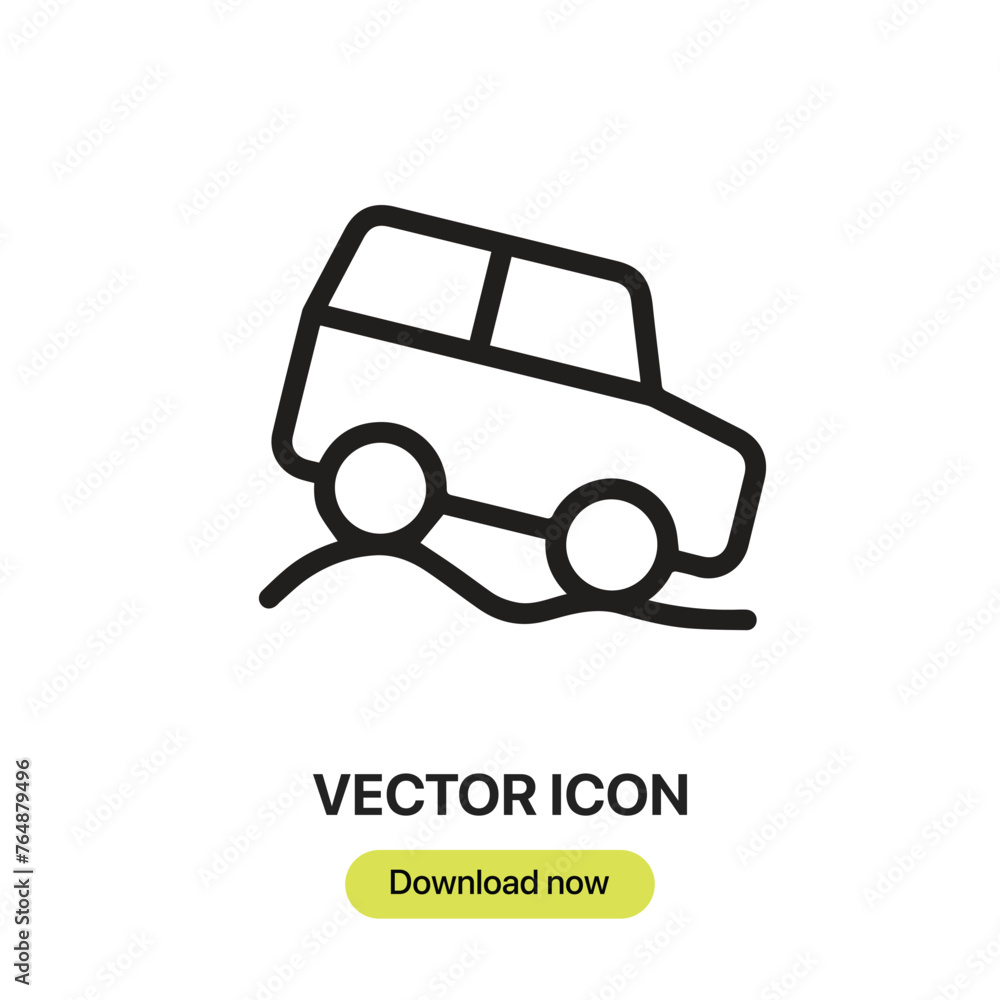 Poster climbing icon vector. linear-style sign for mobile concept and web design. climbing symbol illustrat