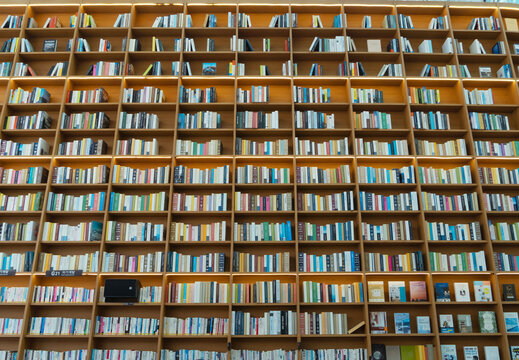 Starfield bookstores in library in Seoul, South Korea. Education