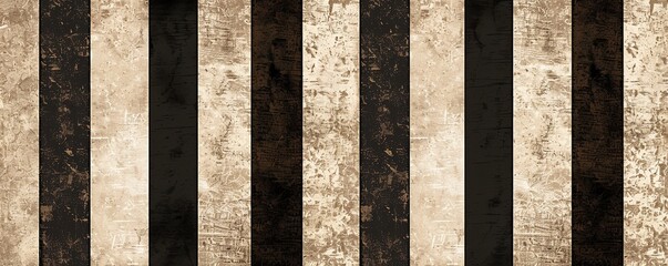 Beige strips and dark brown stripes wallpaper design