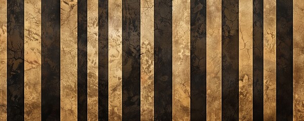 Beige strips and dark brown stripes wallpaper design