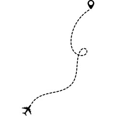 Airplane Route Vector