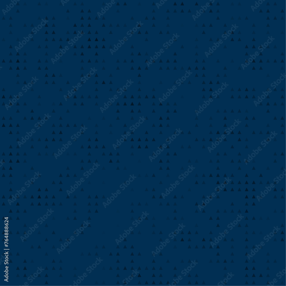Poster abstract seamless geometric pattern. mosaic background of black triangles. evenly spaced small shape