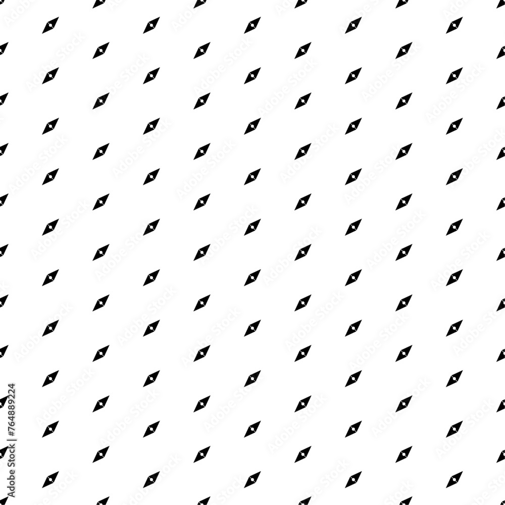 Poster square seamless background pattern from geometric shapes. the pattern is evenly filled with big blac