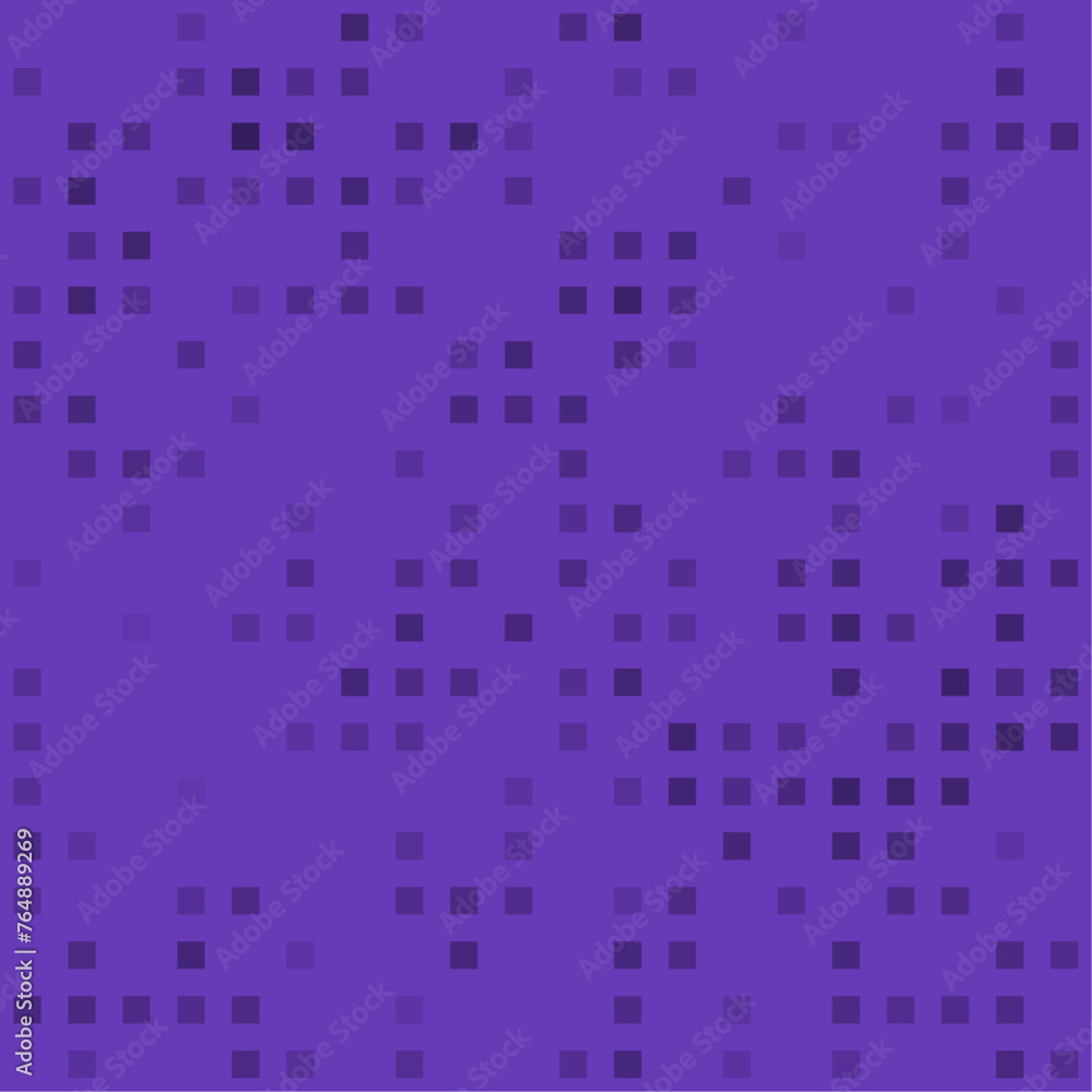 Aufkleber abstract seamless geometric pattern. mosaic background of black squares. evenly spaced shapes of dif