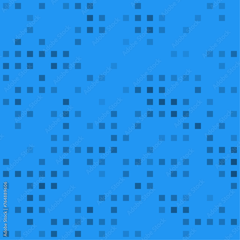 Poster abstract seamless geometric pattern. mosaic background of black squares. evenly spaced shapes of dif