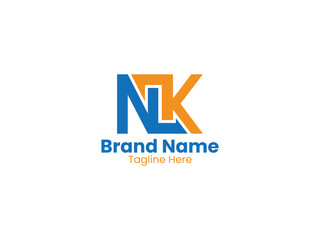 NKL logo. NKL design. NKL letter logo design. Initial letter NKL monogram logo. 