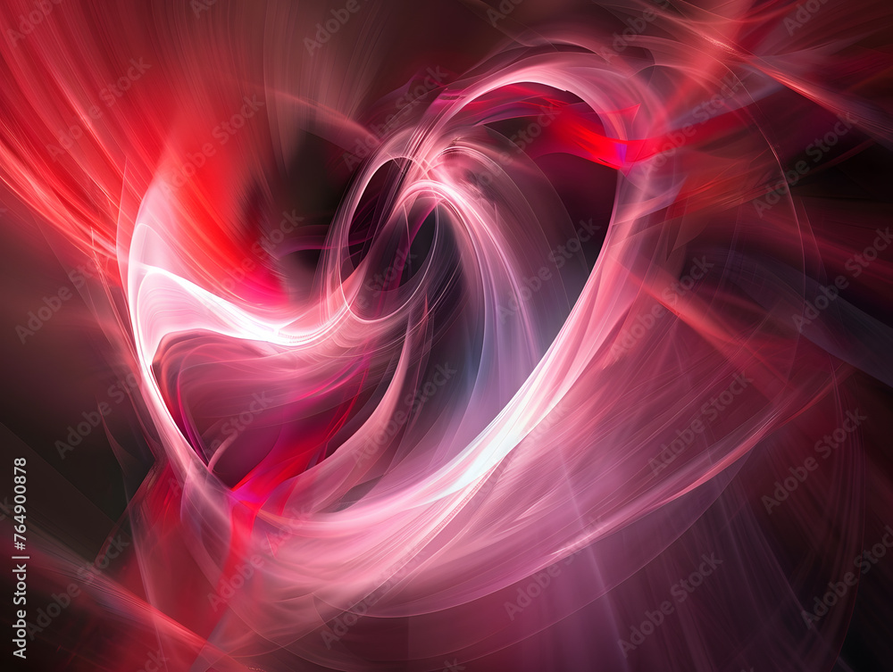 Poster abstract luminous contrast artwork with dynamic light and dark elements