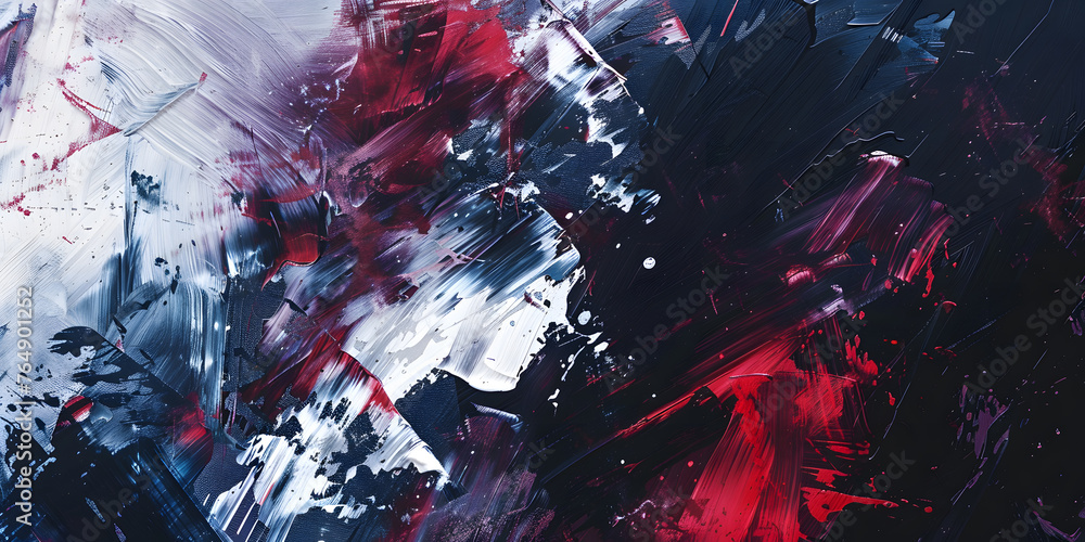 Poster bold gestural marks expressing abstract background with dynamic movement