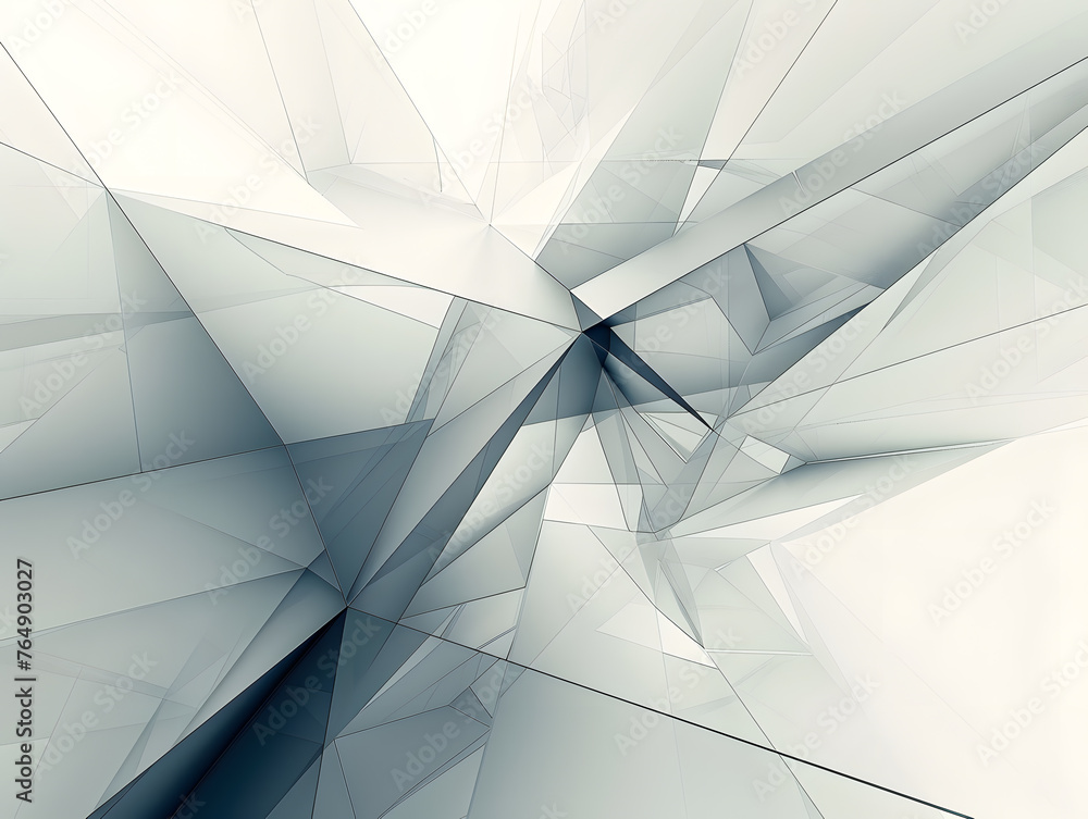 Poster clean intersecting lines abstract background in crisp design style