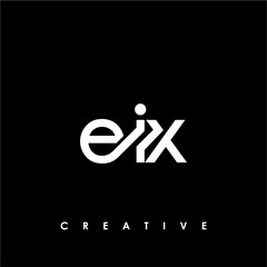 EIX Letter Initial Logo Design Template Vector Illustration