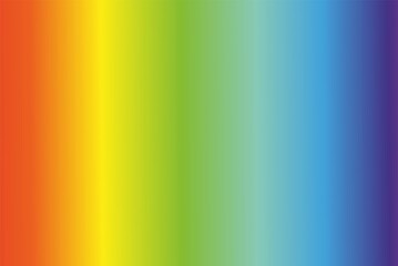 Illustration gradient color transition of rainbow colors. 