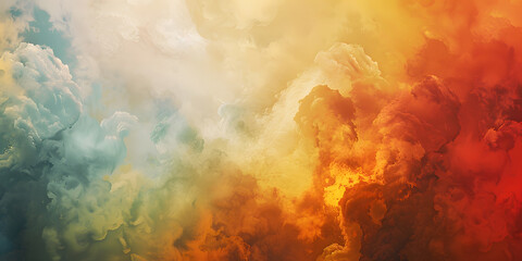 Soft Pastel Hues: Ethereal Clouds of Color in Abstract Background