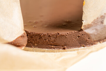 Release chilled cake from parchment. Cooking Salted Caramel Chocolate Cold Cake Series.