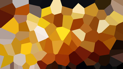 Fototapeta na wymiar geometric polygon polygon background color combination black yellow orange for banner advertising artwork billboard design sign creativity decoration poster