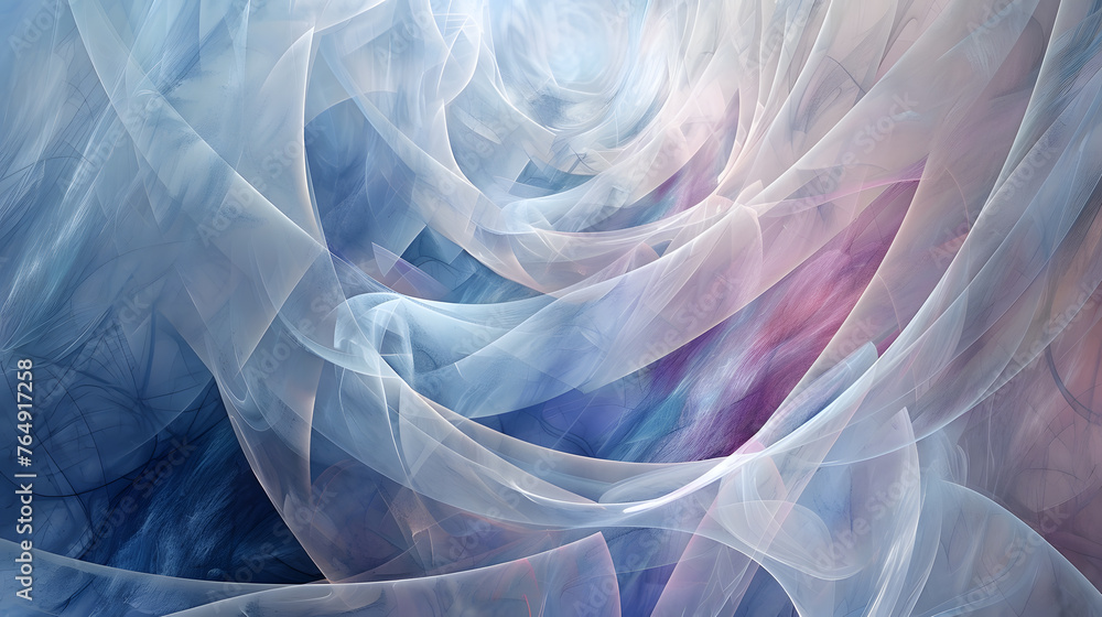 Poster abstract luminous veils overlay mysterious hidden background artistic design