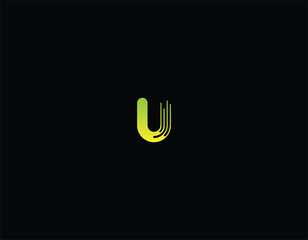 Letter U Linear logo design  © Nazim