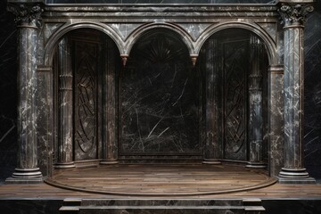 elegant dark marble background. may be used for display purposes.  - obrazy, fototapety, plakaty