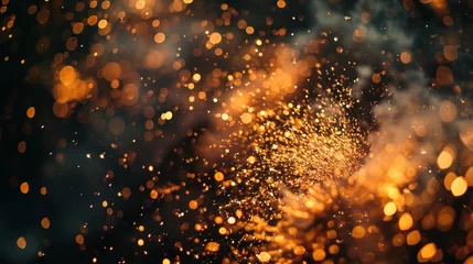 Foto op Plexiglas Close-up view of firecrackers exploding to celebrate Chinese lunar new year. © rabbit75_fot